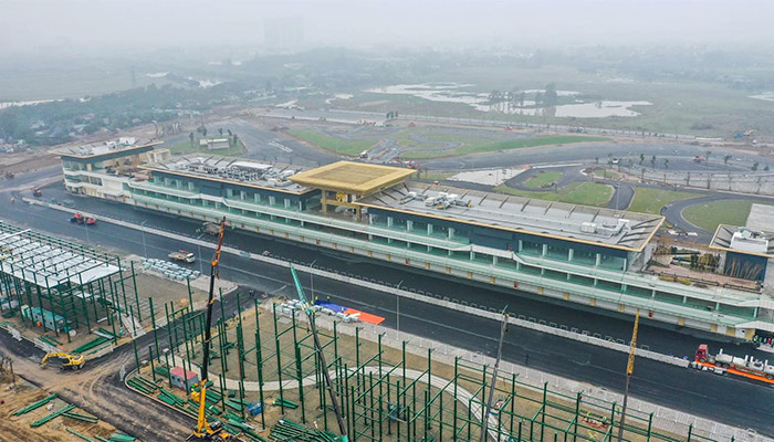 Hoàn thiện Tòa nhà điều hành Trung tâm PIT Building phục vụ giải đua công thức 1