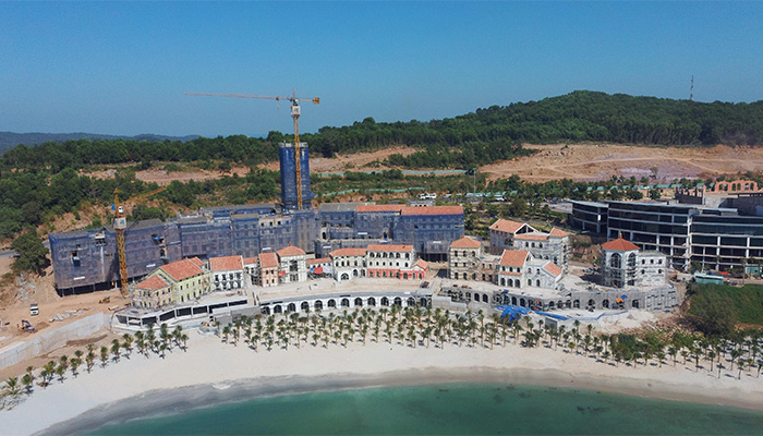 Sun Group gửi thư khen công trình khu Village Center (Phú Quốc) vượt tiến độ