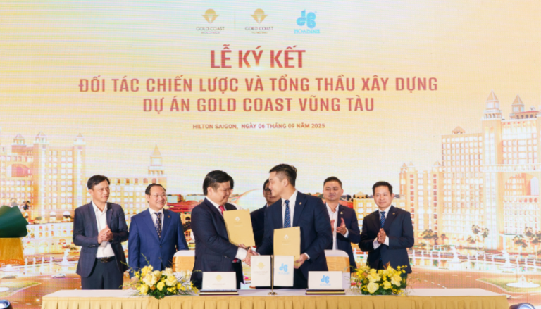 Tập đoàn Xây dựng Hòa Bình trở thành Tổng thầu thi công dự án Gold Coast Vũng Tàu Giai đoạn 1 quy mô đầu tư 132 nghìn tỷ đồng