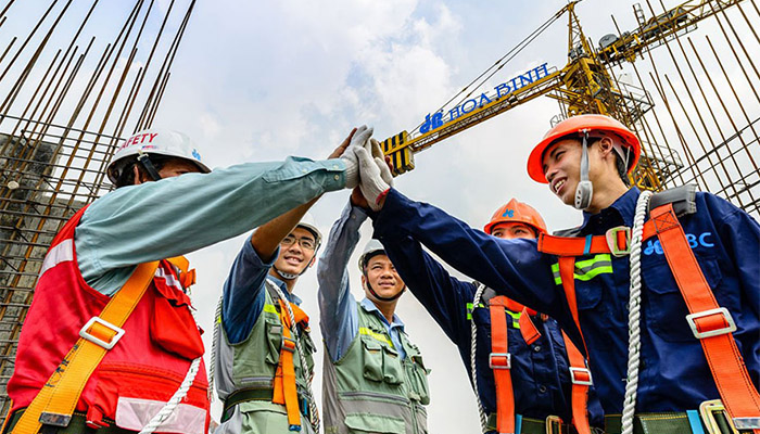 Nhà thầu Hòa Bình đạt 75 triệu giờ công an toàn