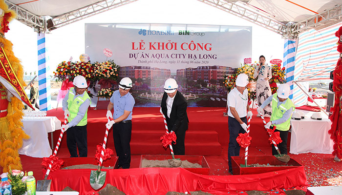 Hoà Bình khởi công dự án Aqua City Hạ Long