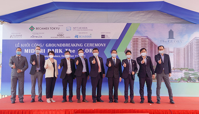 Hòa Bình khởi công dự án Midory Park The Glory