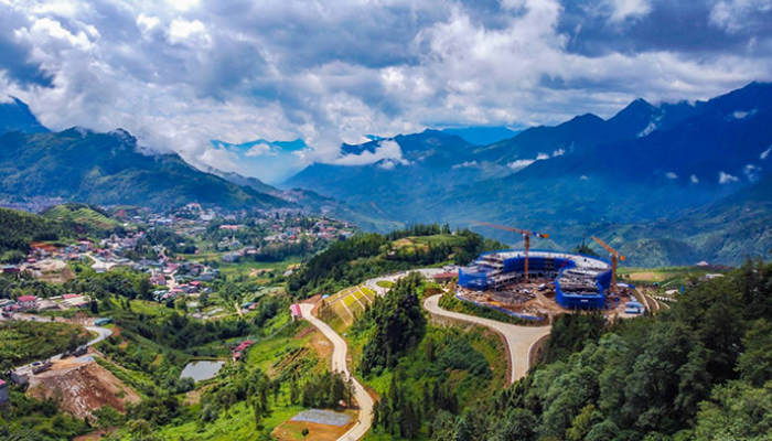Hòa Bình cất nóc vượt tiến độ dự án Lady Hill Resort, Sapa