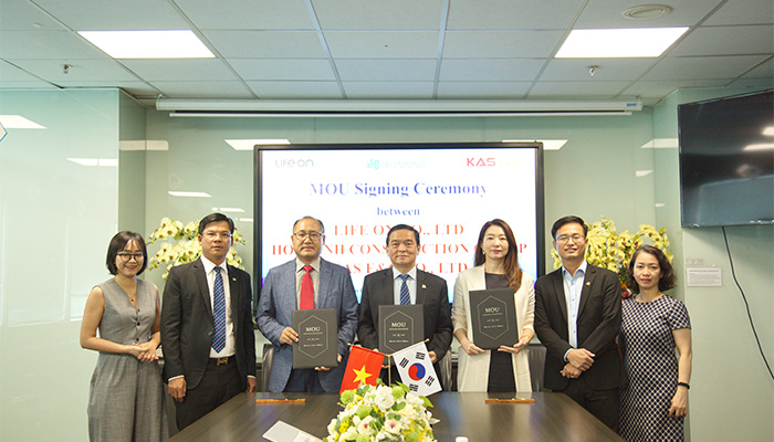 Tập đoàn Xây dựng Hòa Bình ký kết hợp tác với Life On và Kas E&C