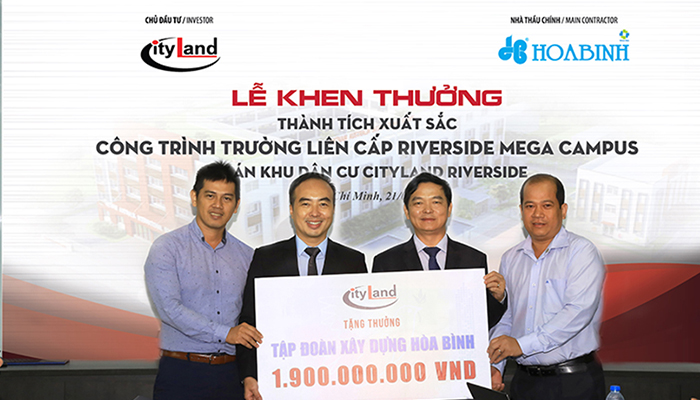 Thi công chất lượng, chủ đầu tư thưởng nhà thầu 1,9 tỷ đồng