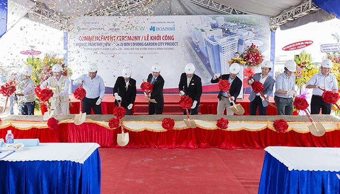 Hòa Bình khởi công Dự án Midori Park The View trị giá hơn 500 tỷ đồng