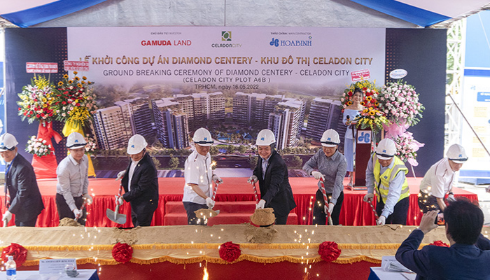 Khởi công xây dựng phân khu Diamond Centery – Khu đô thị Celadon City