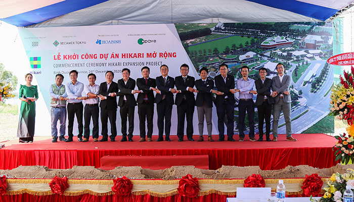 Hòa Bình khởi công dự án Hikari mở rộng tại Bình Dương