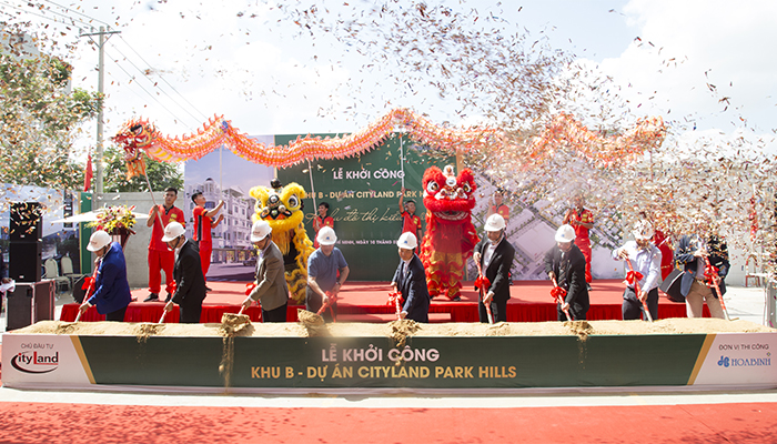 Tập đoàn Xây dựng Hòa Bình khởi công khu B dự án Cityland Park Hills