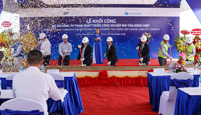 Khởi công Dự án 20 Công ty TNHH Phát triển Công nghiệp BW Tân Đông Hiệp