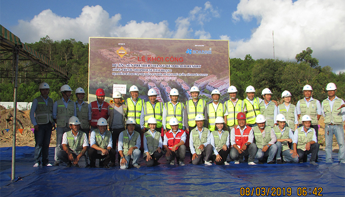 Tập đoàn Xây dựng Hòa Bình khởi công gói thầu mới dự án Sun Premier Village Beach Resort