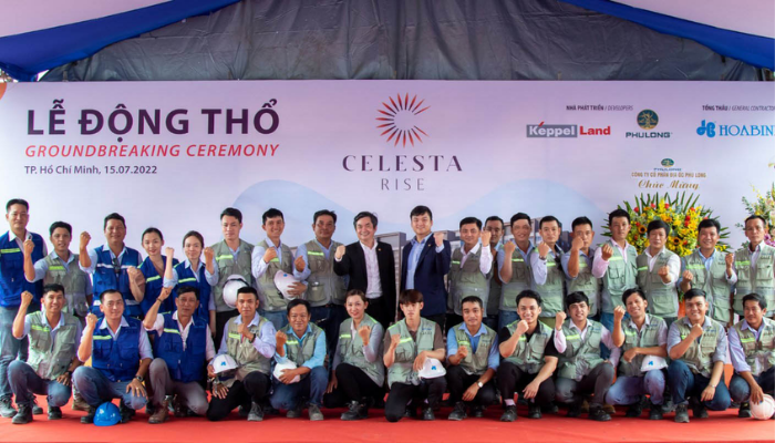 Tập đoàn Xây dựng Hòa Bình động thổ xây dựng dự án Celesta Rise với tổng giá trị gần 1.769 tỷ đồng