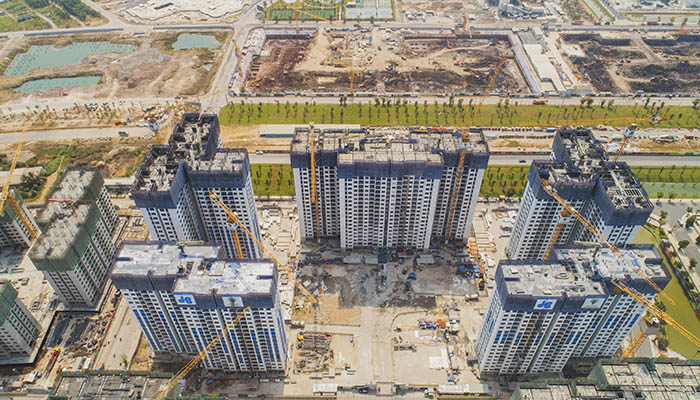 Cất nóc tòa S6.2 và S6.3 Phân khu 2, Vinhomes Grand Park vượt tiến độ