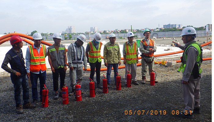 Công trình Aeon Mall Hà Đông diễn tập PCCC