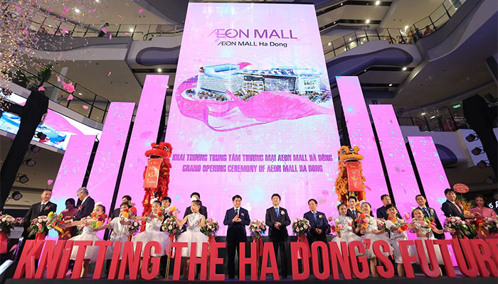 Liên danh Kajima – Hòa Bình bàn giao dự án Aeon Mall Hà Đông vượt tiến độ