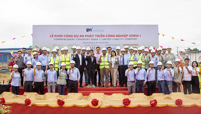 Chào 2023, Hòa Bình khởi công dự án phát triển công nghiệp Xenia 1