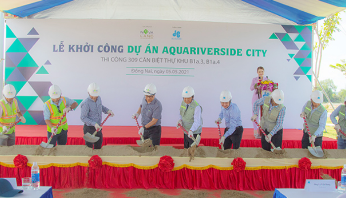 Hòa Bình khởi công xây dựng dự án Aqua Riverside City