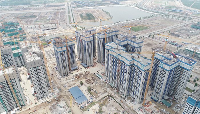 Tập đoàn Xây dựng Hòa Bình thi công vượt tiến độ dự án VinCity Ocean Park