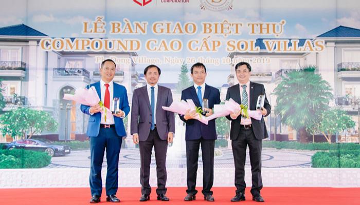 Hòa Bình bàn giao đúng tiến độ giai đoạn 1 dự án Khu biệt thự Compound cao cấp Sol Villas