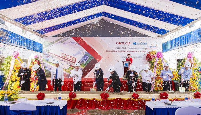 Hòa Bình khởi công dự án Trung tâm Thương mại COBI CIF, giá trị hơn 460 tỷ đồng