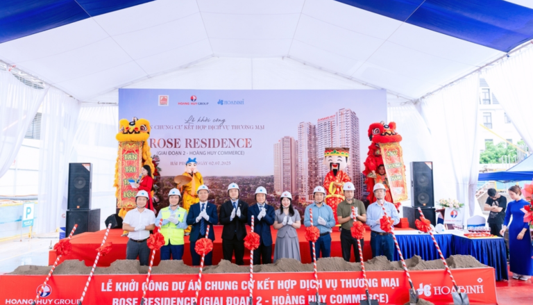 Tập đoàn Xây dựng Hòa Bình khởi công dự án 1.400 tỷ đồng tại Hải Phòng