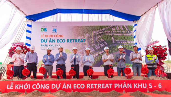 Hòa Bình (HBC) khởi công 2 phân khu tại dự án Eco Retreat Tây Ninh
