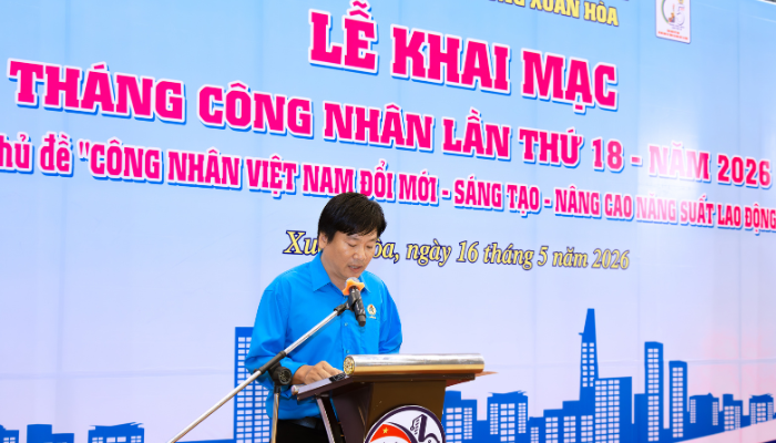 Hòa Bình tham dự lễ khai mạc Tháng Công nhân lần thứ 18